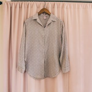 Victoria Secret Satin Top Button Down
